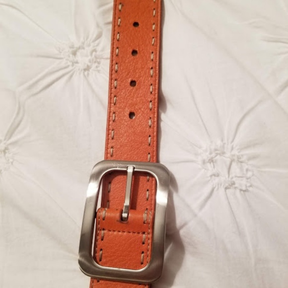 Cole Haan Orange Leather Purple Suede belts size M - Picture 6 of 6